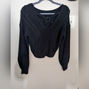 Crop sweater